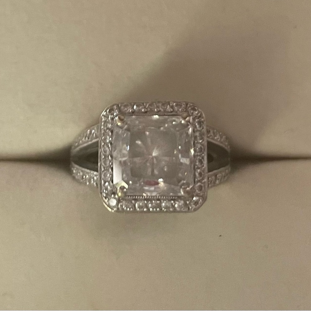 18k White Gold Pave by Danhov Designer Engagement